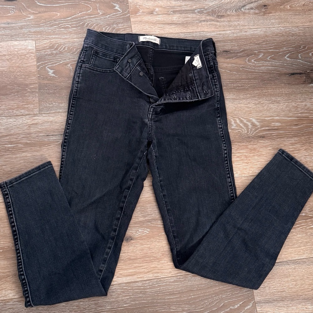 Madewell Black High-Rise Skinny Jeans